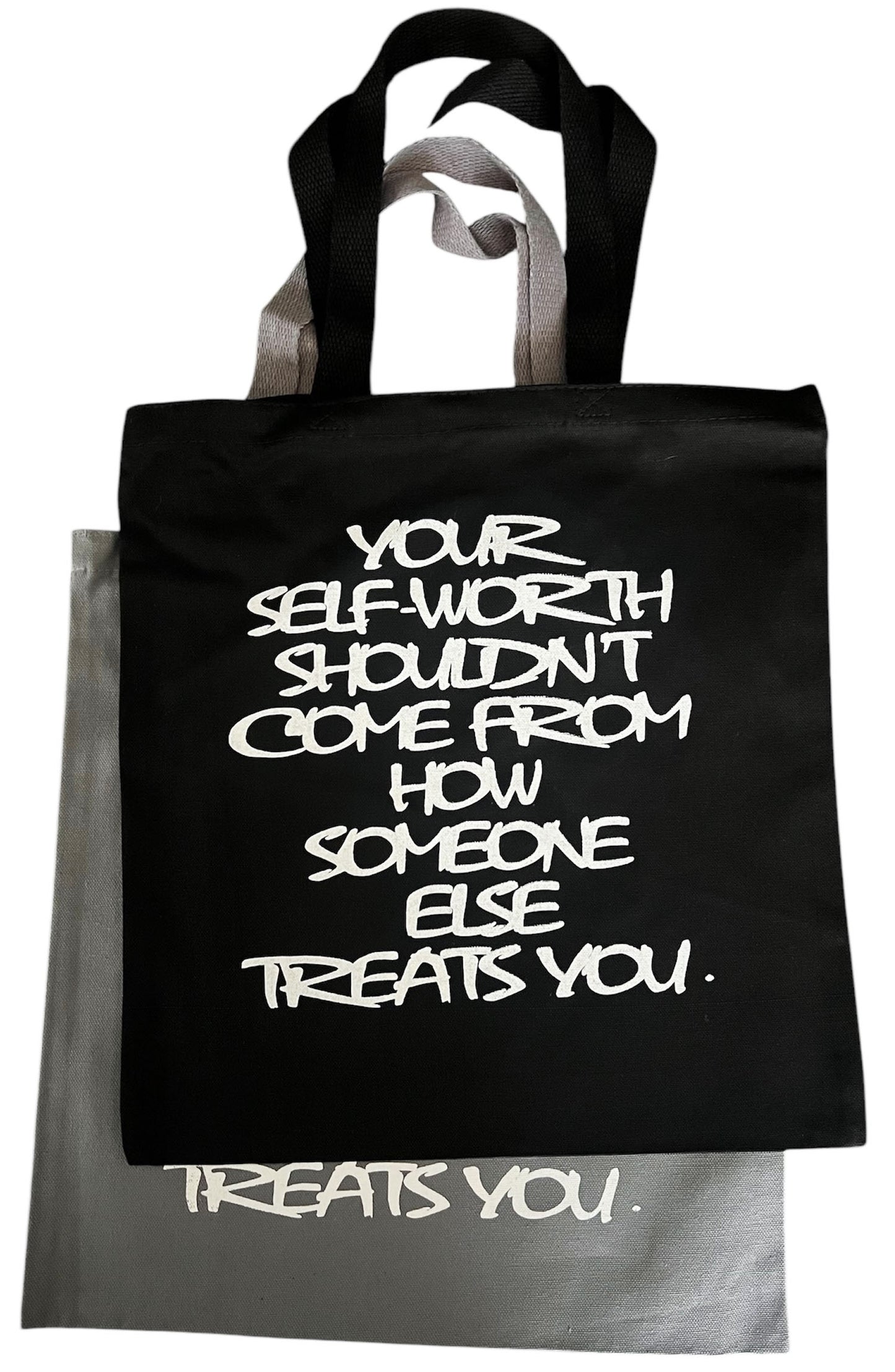 "Your Self- Worth..." Canvas Tote Bag