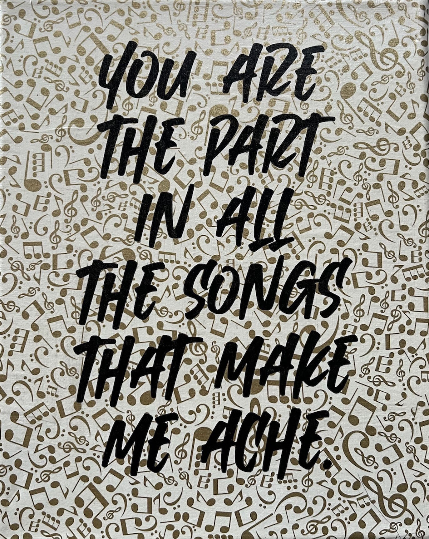 "You Are The Part..." Canvas - 8 x 10